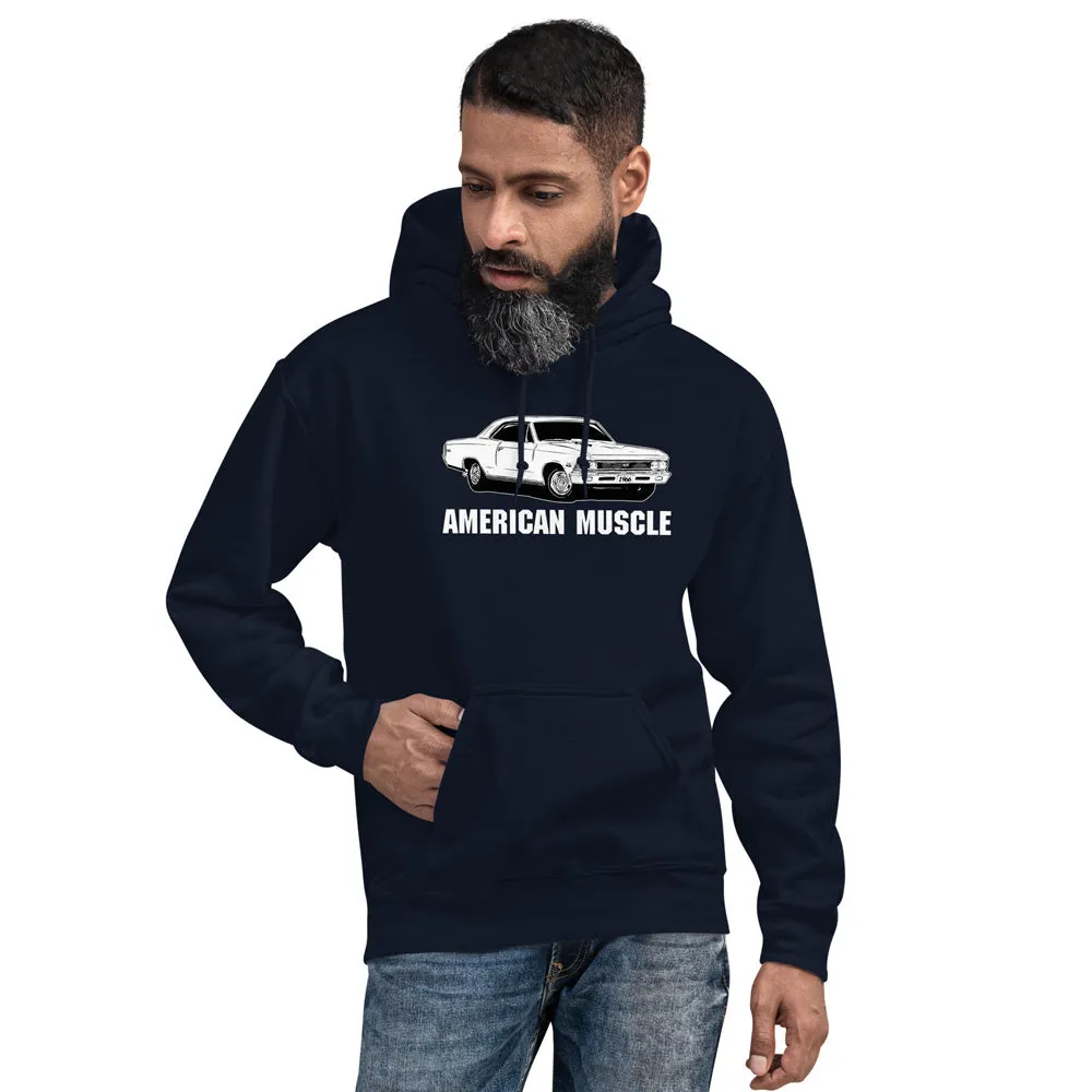 1966 Chevelle Hoodie American Muscle Car Sweatshirt