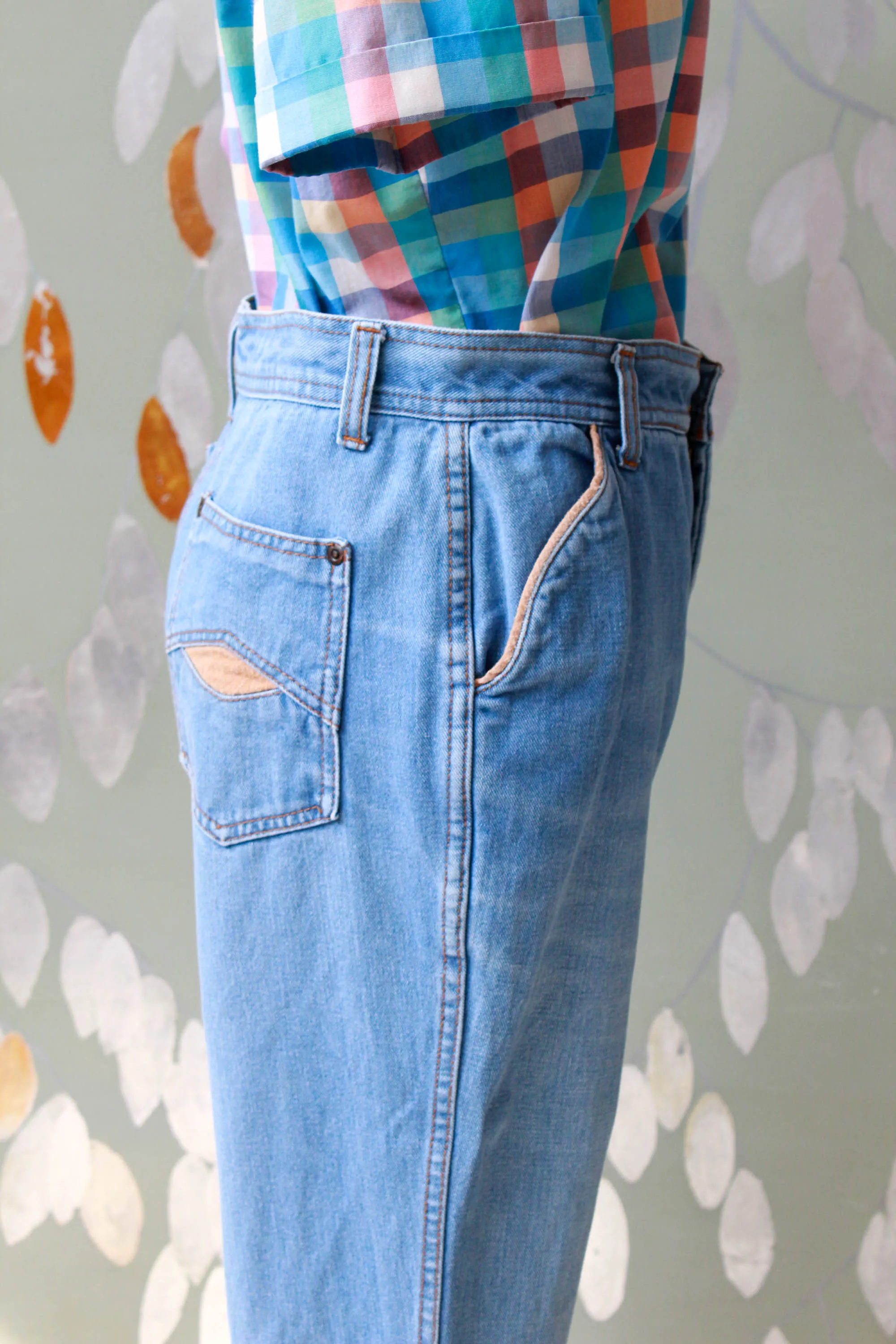 1970s Blue Jeans by K-Mart, 30" Waist