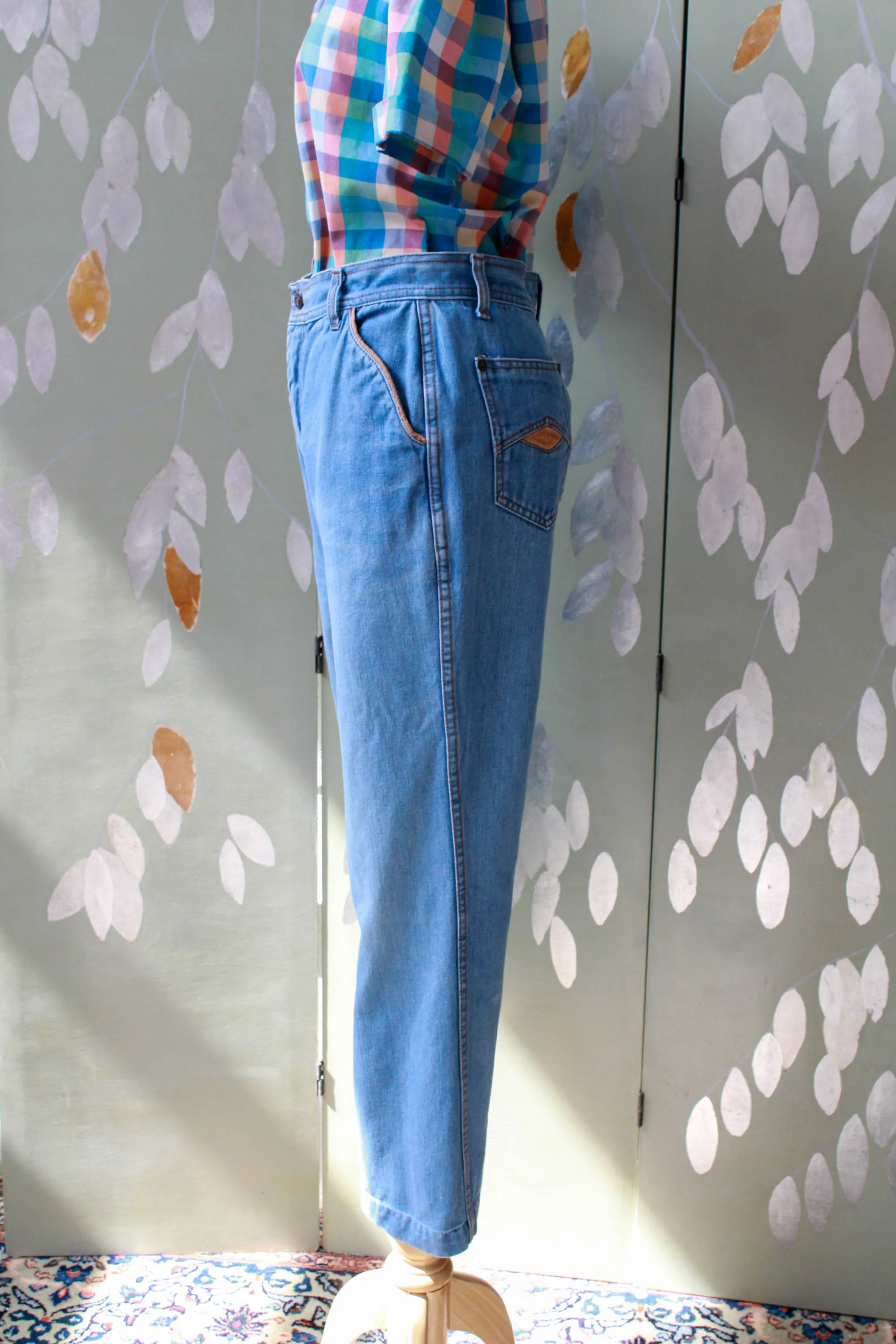 1970s Blue Jeans by K-Mart, 30" Waist