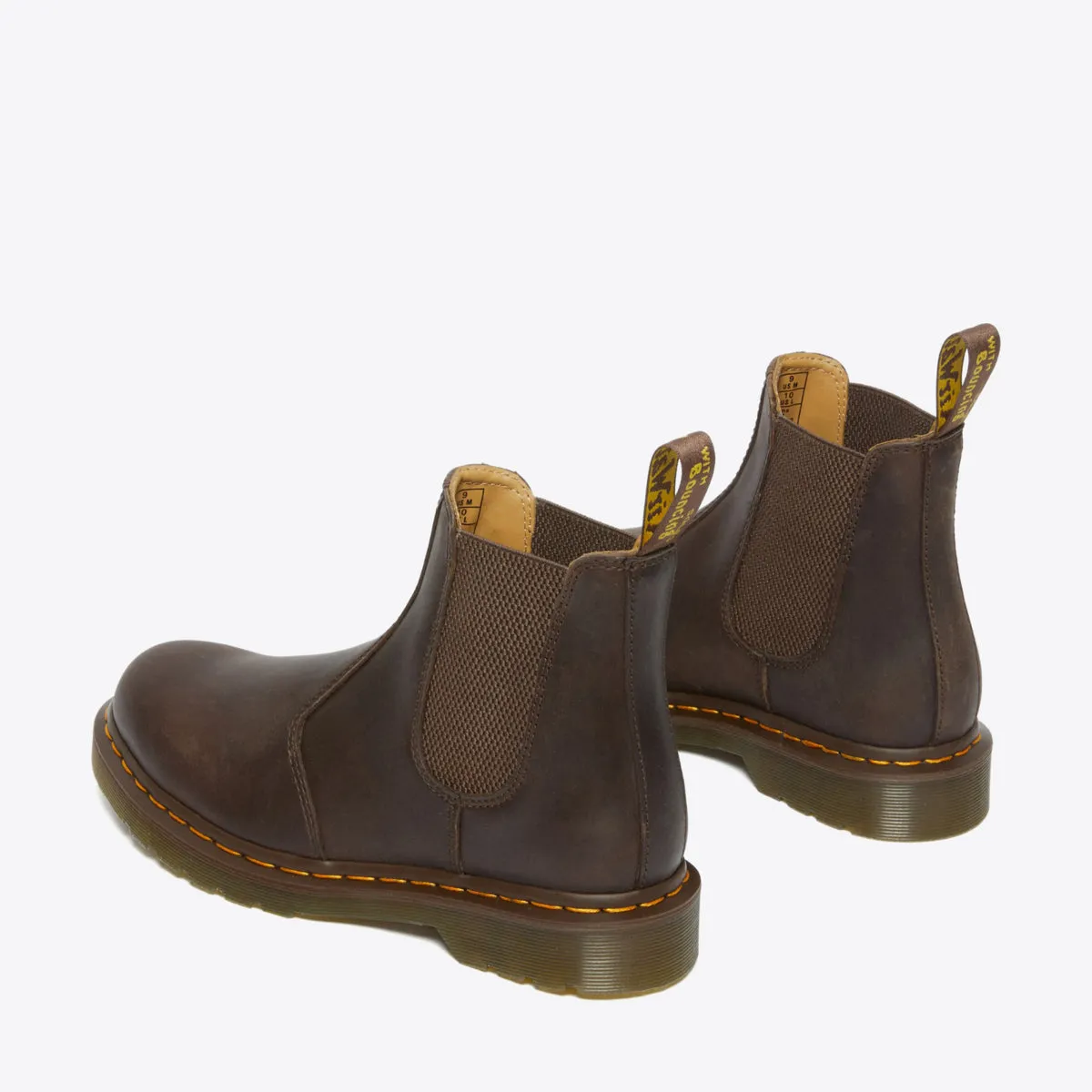 2976 Yellow Stitch Crazy Horse Chelsea Boot