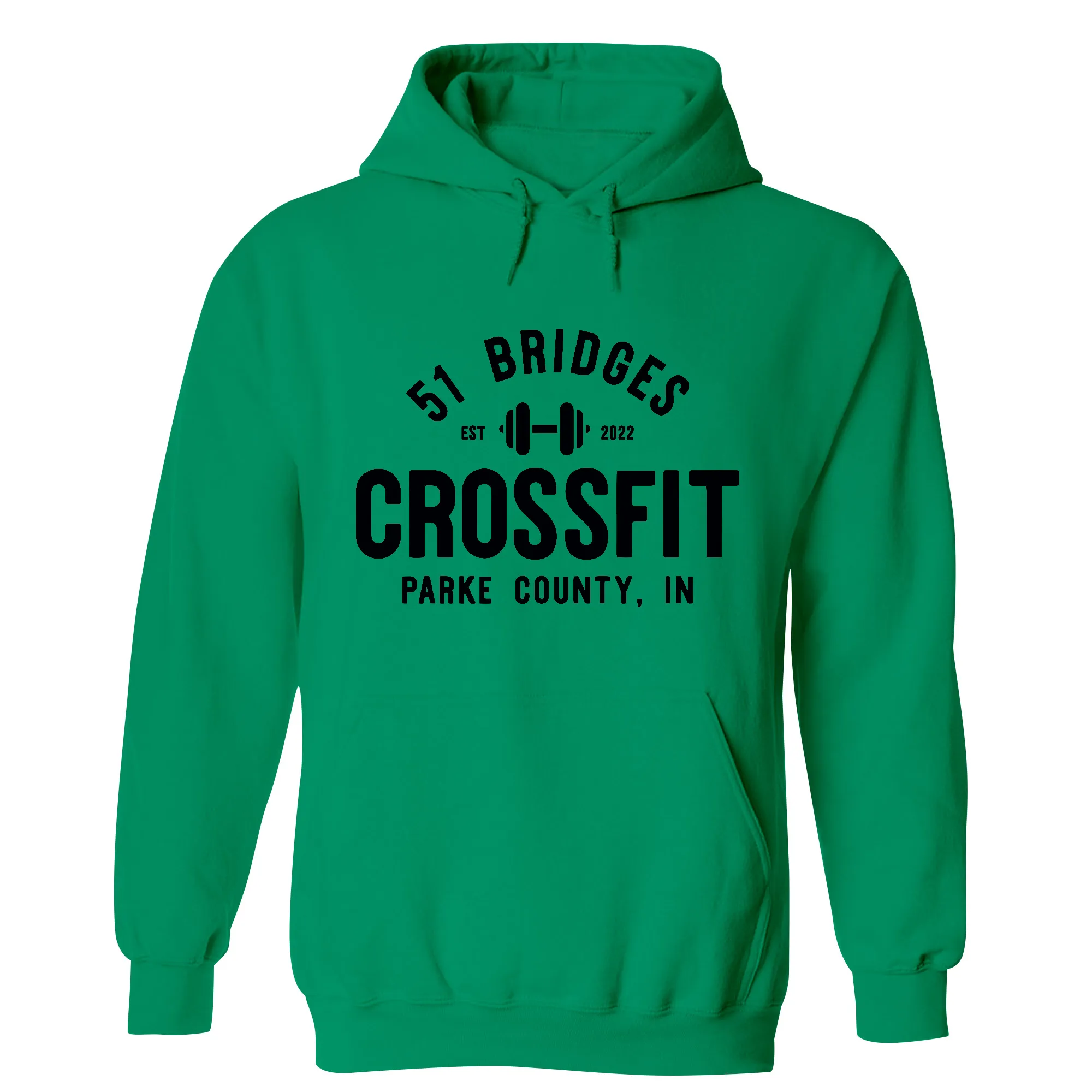 51 Bridges CrossFit Stacked Mens - Hoodie