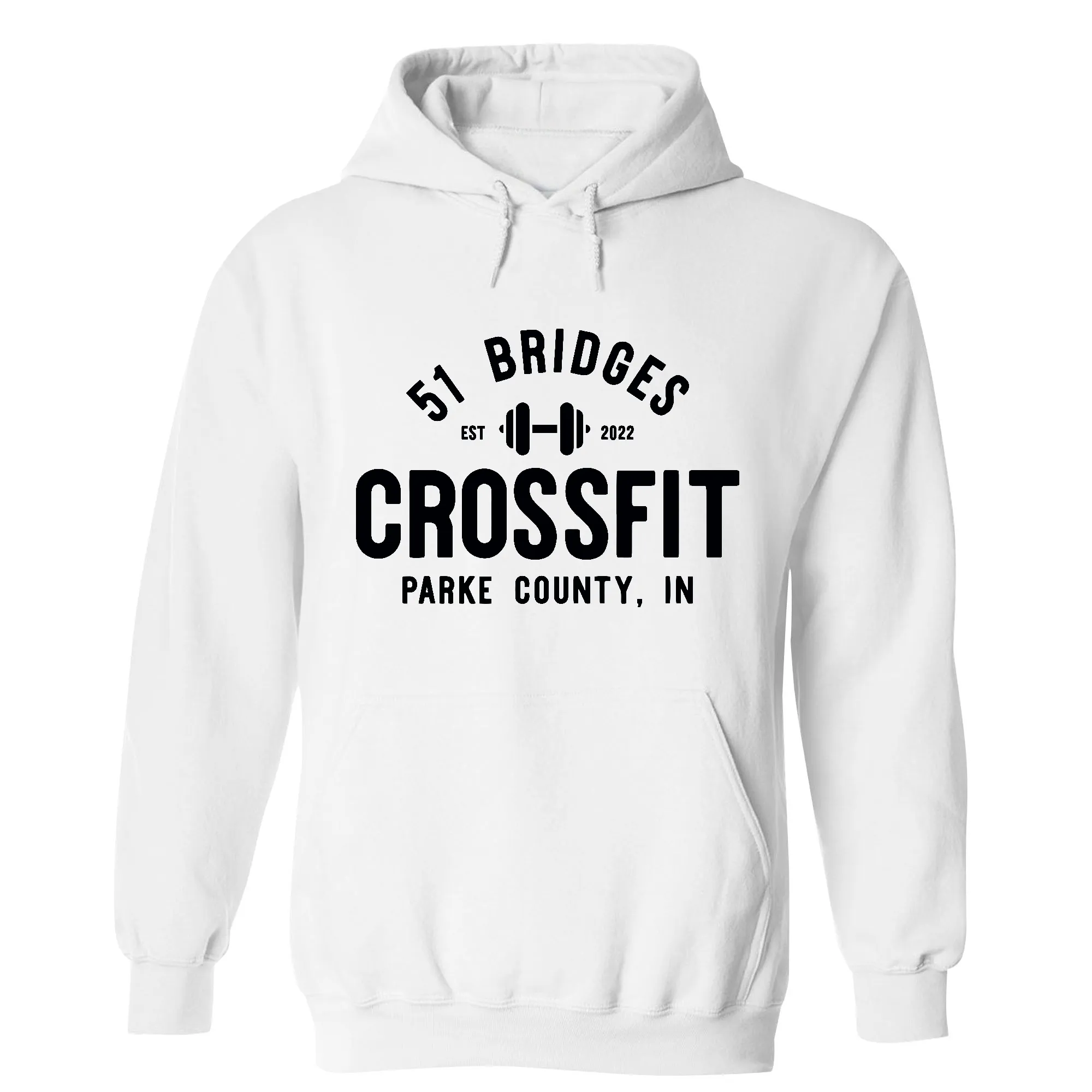 51 Bridges CrossFit Stacked Mens - Hoodie