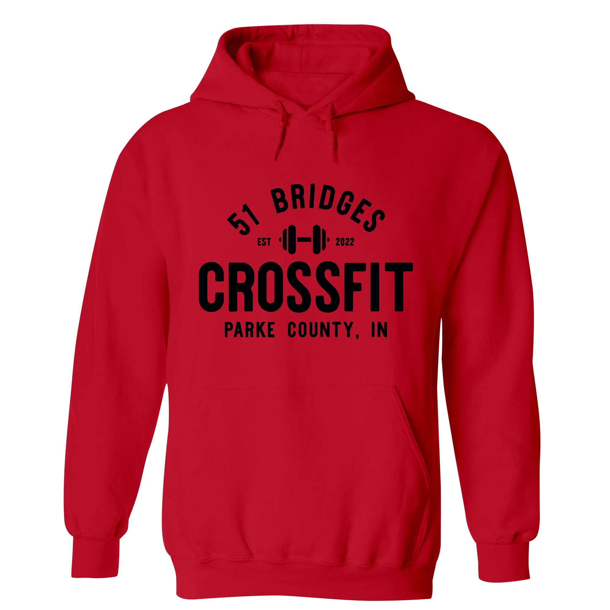 51 Bridges CrossFit Stacked Mens - Hoodie