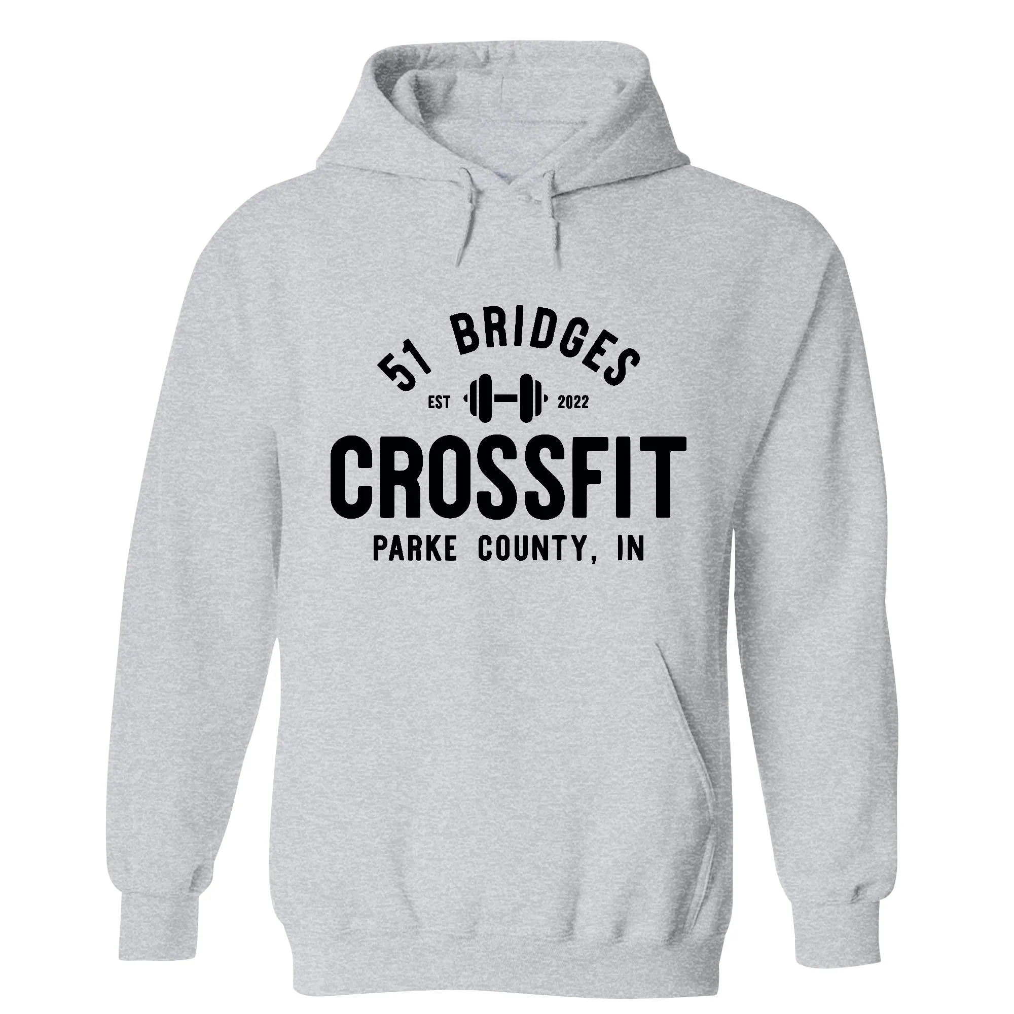 51 Bridges CrossFit Stacked Mens - Hoodie