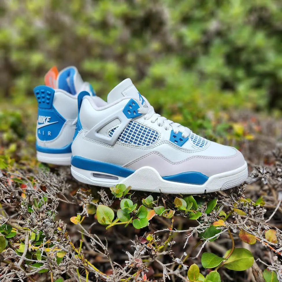 Air Jordan 4 Retro GS 'MILITARY BLUE'