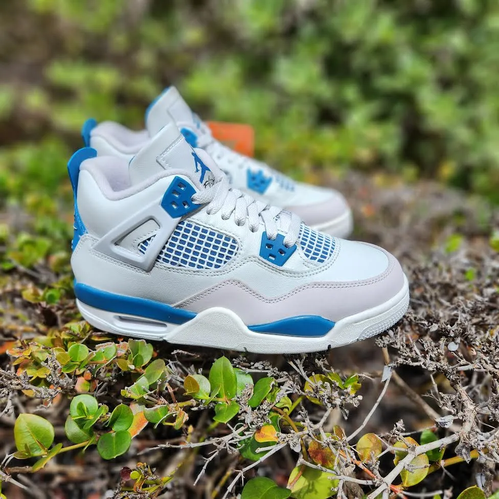 Air Jordan 4 Retro GS 'MILITARY BLUE'