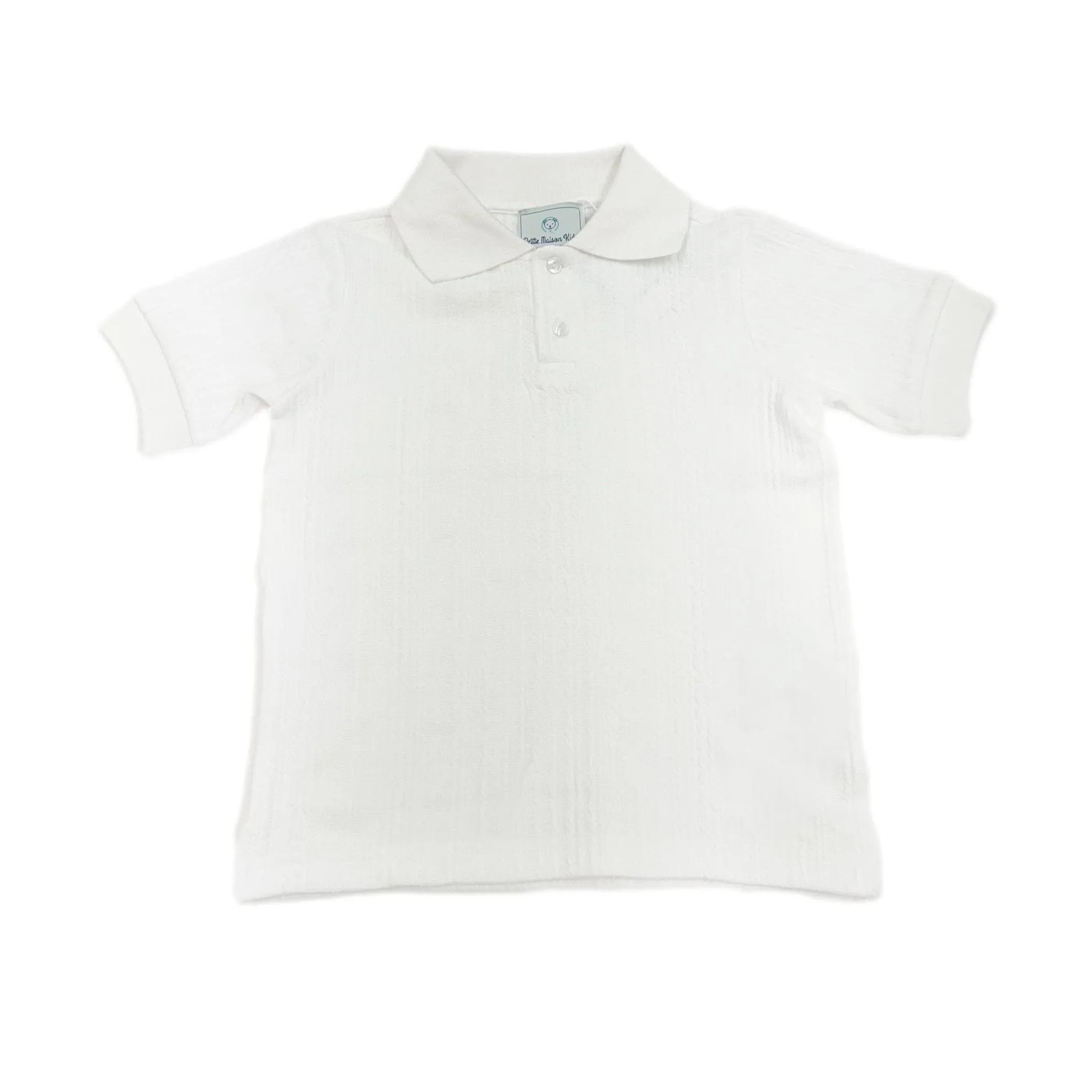 Alex White Short Sleeve Polo Shirt