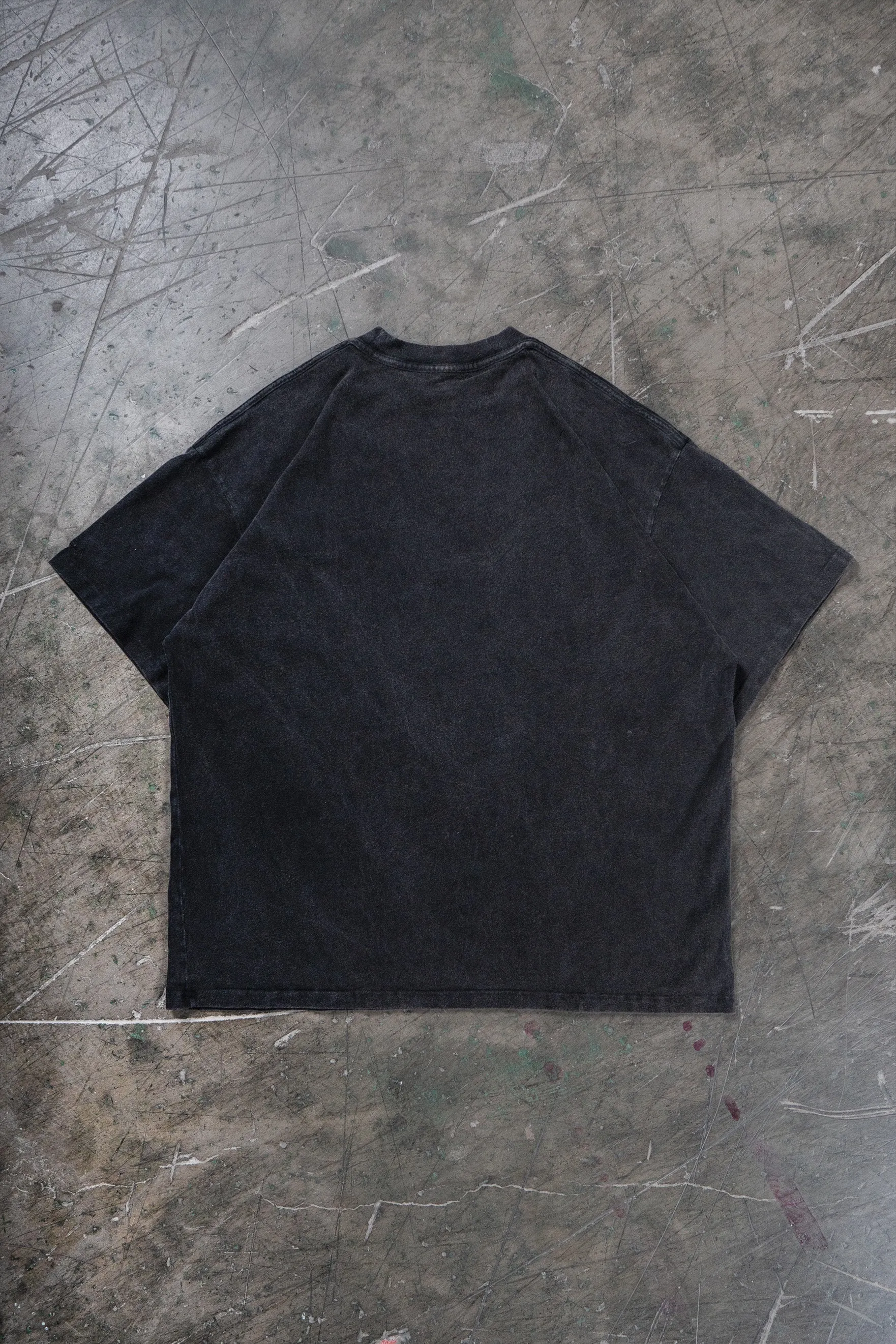 ANGEL HEART BLACK WASHED T-SHIRT