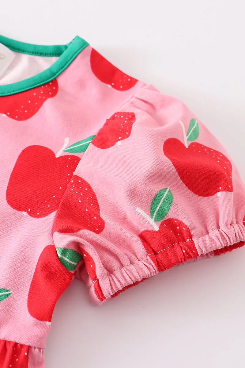 Apple print dress