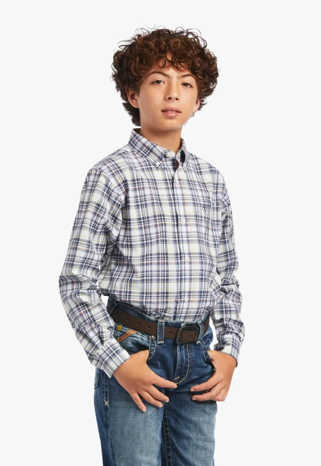 Ariat Boys Pro Series Brady Classic Long Sleeve Shirt