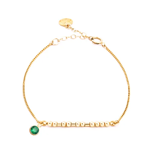 BABY'S NAME - BIRTHSTONE BRACELET