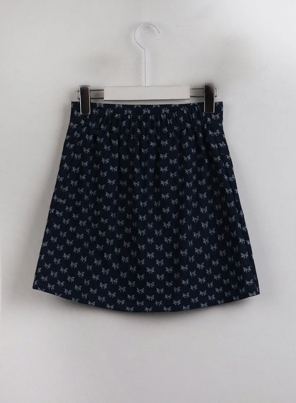 Balletcore Ribbon Graphic Mini Skirt OJ422