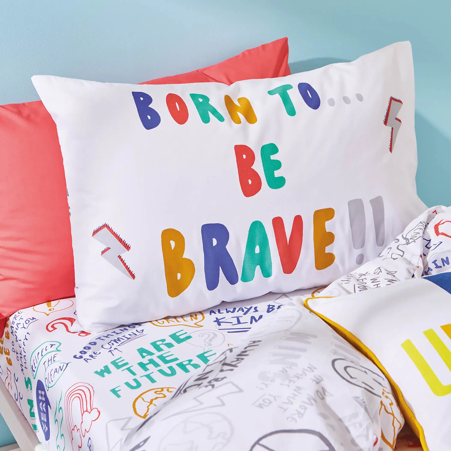 Be Brave Organic Cotton Duvet Set - Bright