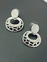 Beautiful Oxidized Stoned Earrings For Women