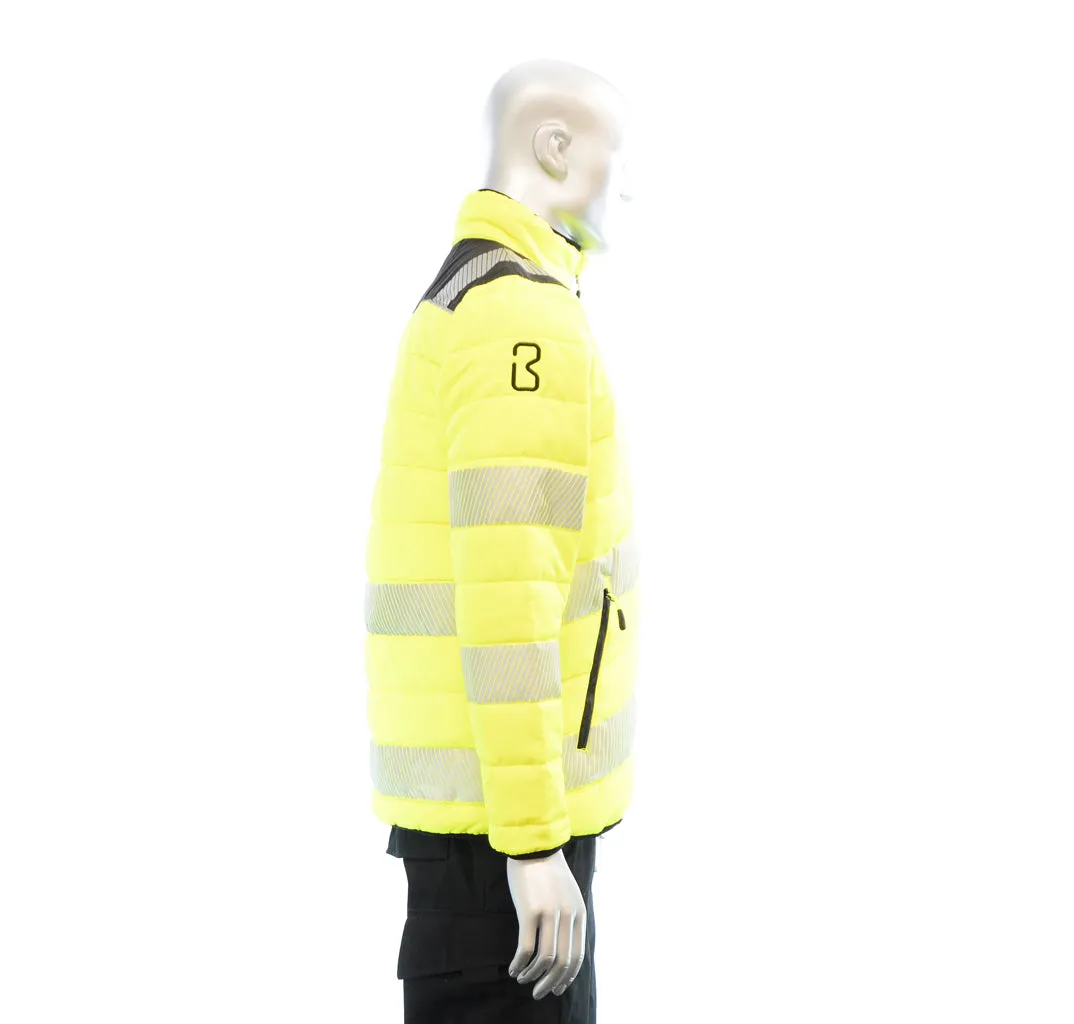 BIGBEN® Hi-Vis Soft Padded Jacket - Yellow & Black