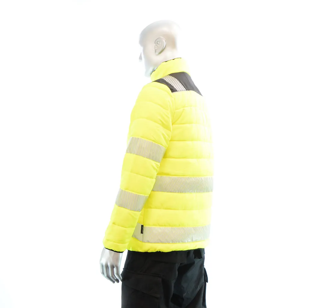 BIGBEN® Hi-Vis Soft Padded Jacket - Yellow & Black