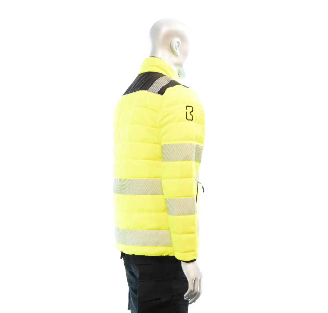 BIGBEN® Hi-Vis Soft Padded Jacket - Yellow & Black