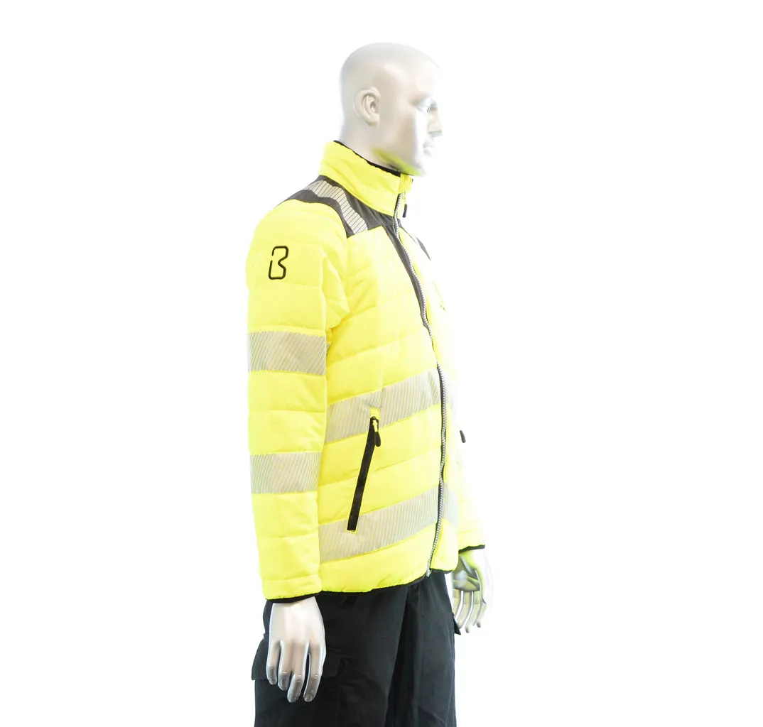 BIGBEN® Hi-Vis Soft Padded Jacket - Yellow & Black