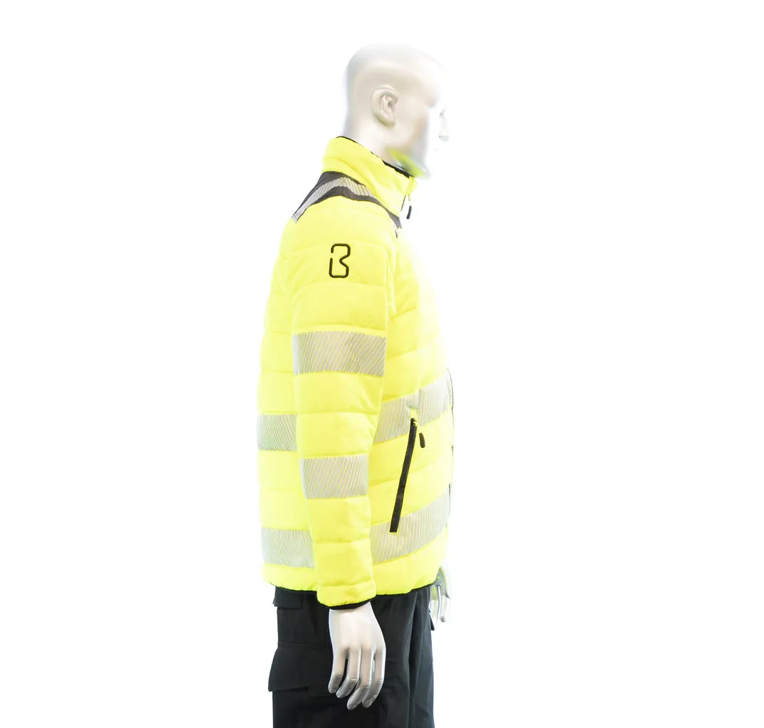 BIGBEN® Hi-Vis Soft Padded Jacket - Yellow & Black