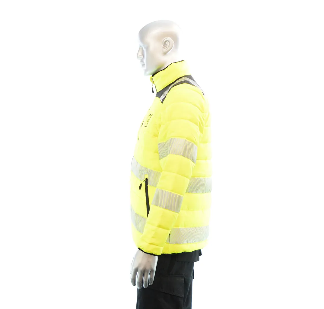 BIGBEN® Hi-Vis Soft Padded Jacket - Yellow & Black