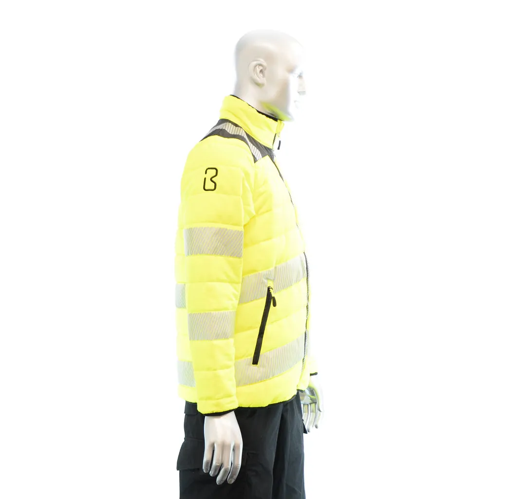 BIGBEN® Hi-Vis Soft Padded Jacket - Yellow & Black