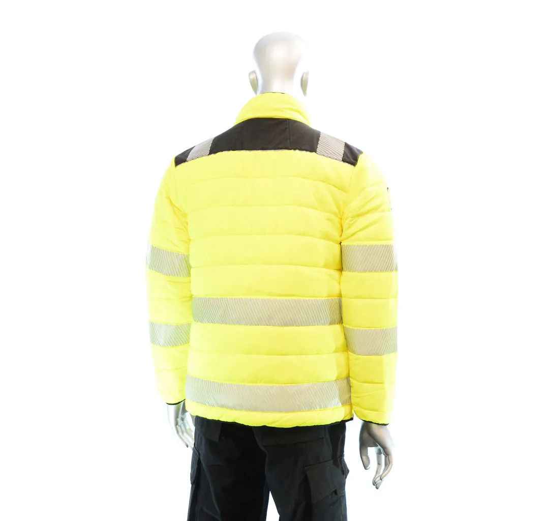 BIGBEN® Hi-Vis Soft Padded Jacket - Yellow & Black