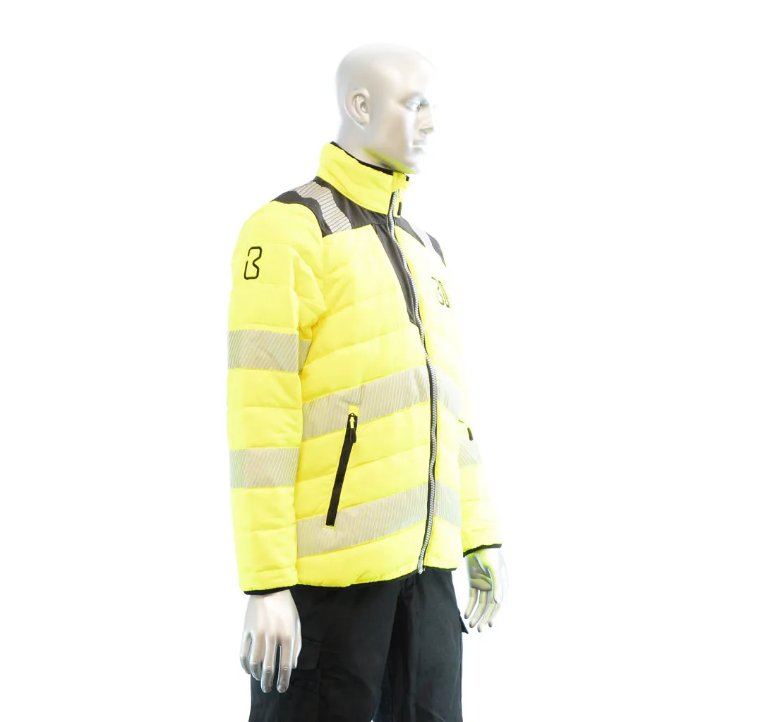 BIGBEN® Hi-Vis Soft Padded Jacket - Yellow & Black