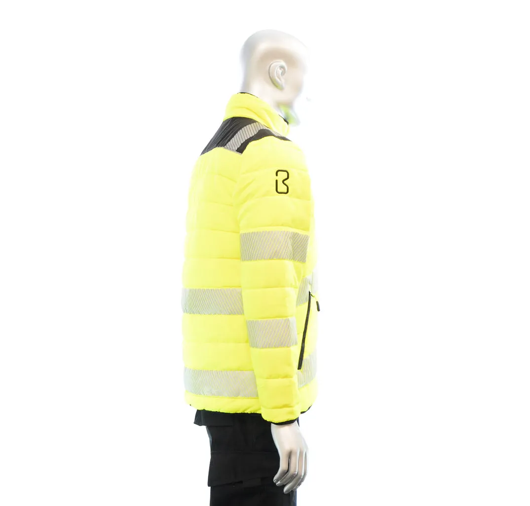 BIGBEN® Hi-Vis Soft Padded Jacket - Yellow & Black