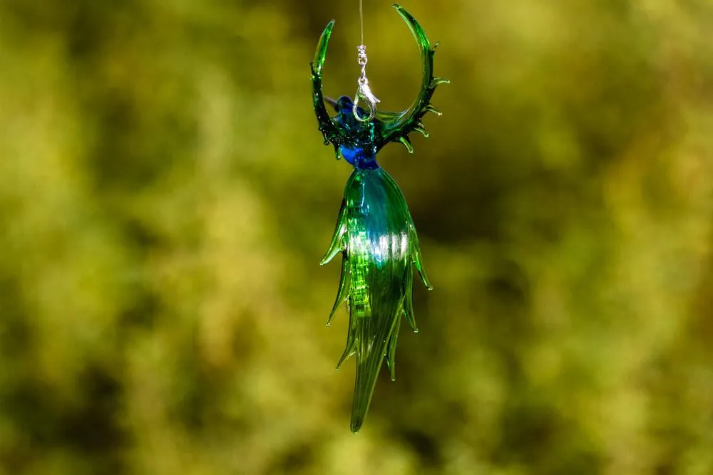 Bird of Paradise with Silver Keepsake for Ashes