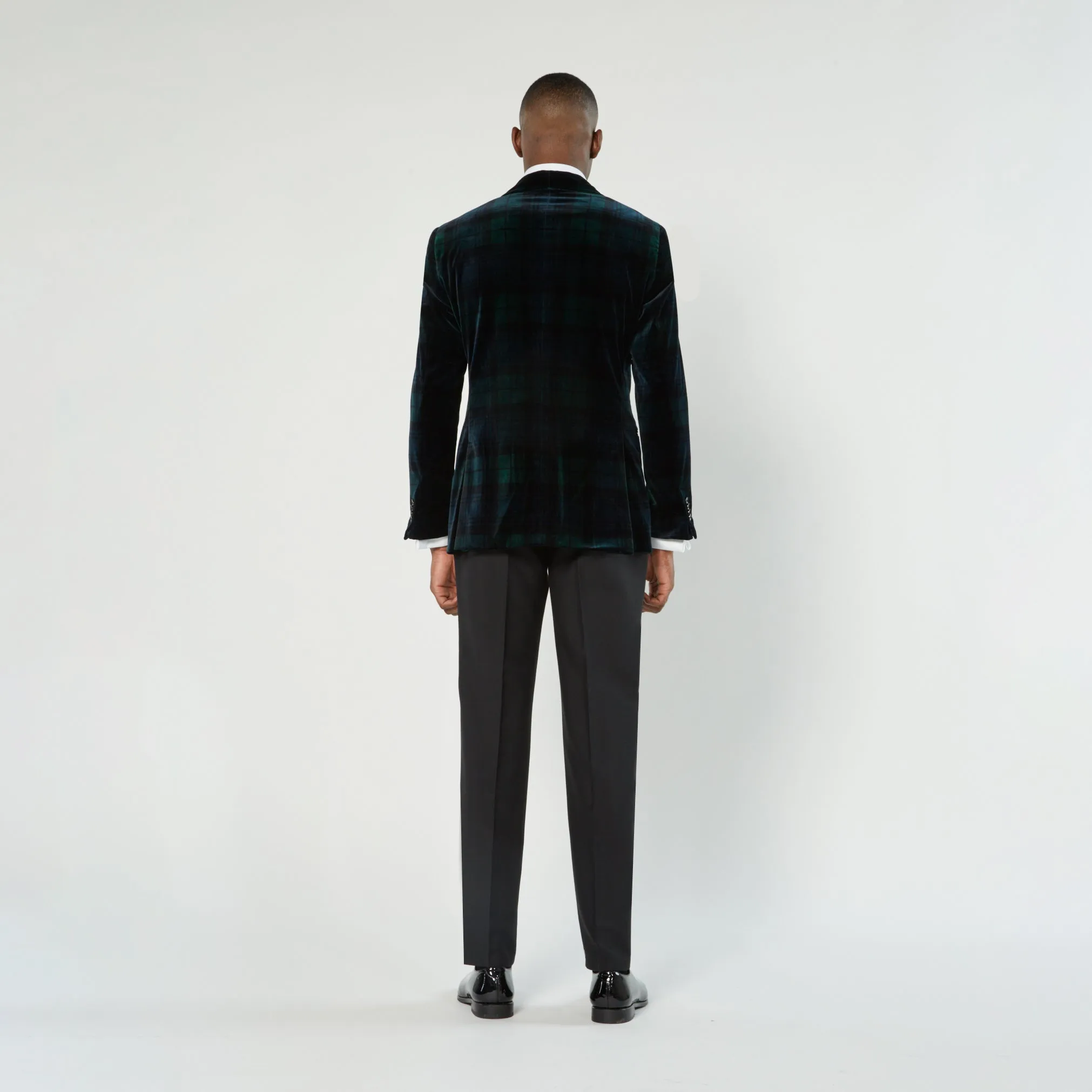 Black Watch - Cotton Velvet Cocktail Jacket