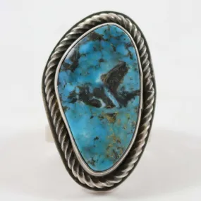 Blue Diamond Turquoise Ring