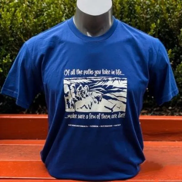 Blue Mountains Running Co Mens Tee Trails