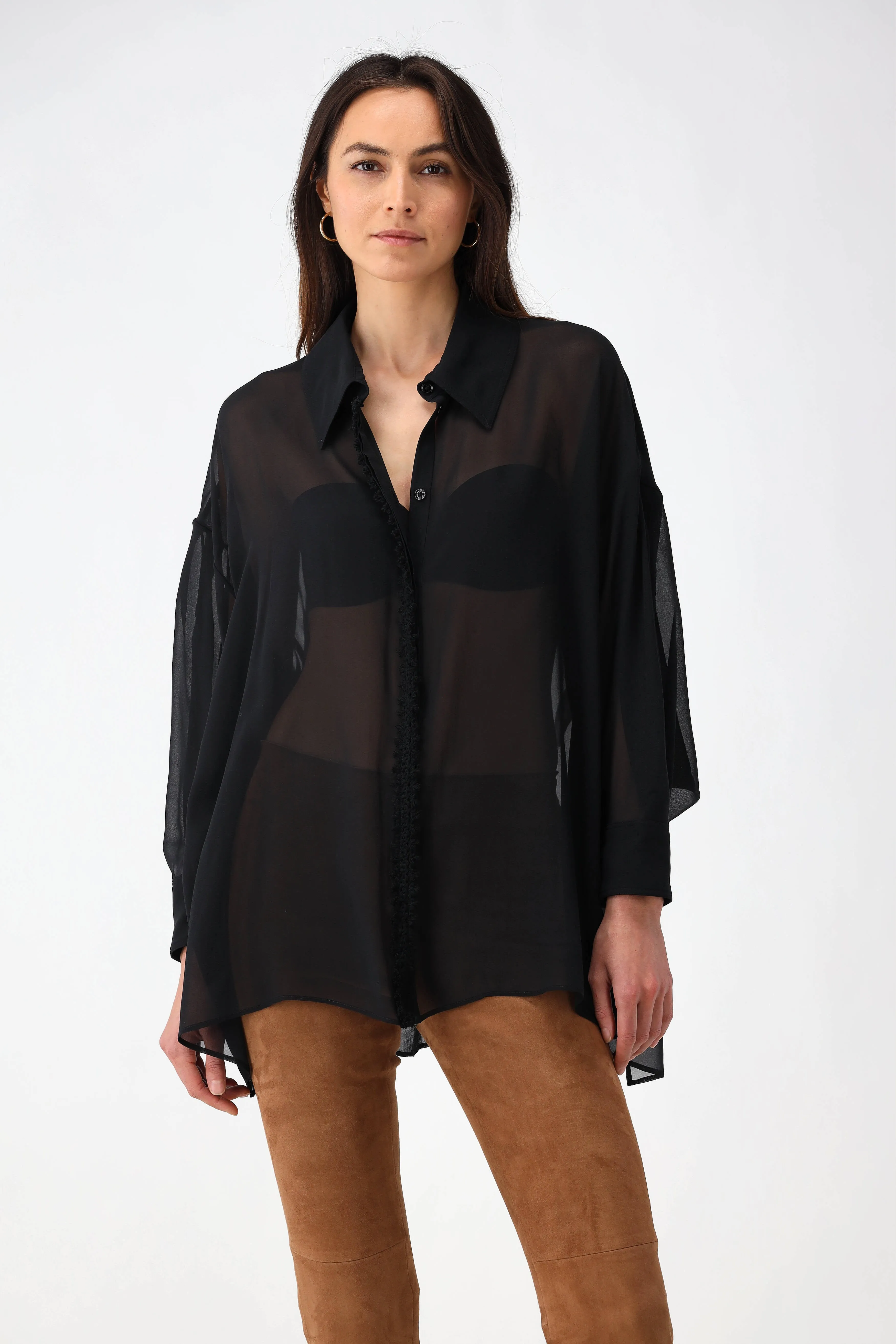 Bluse Anastasia in Schwarz