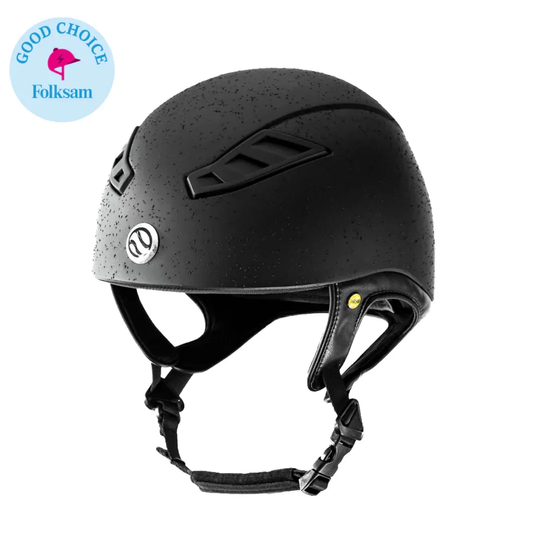 BOT TRAUMA VOID LYNX EVENTING FIELD COMPETITION HELMET W/ADJUSTABLE TIE- BLACK