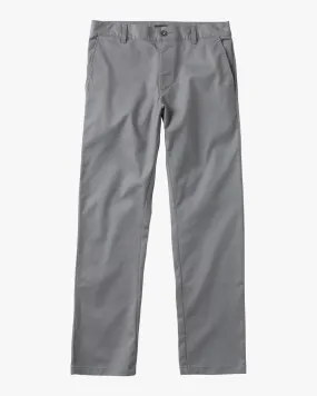 Boys Weekday Straight Fit Pants - Smoke