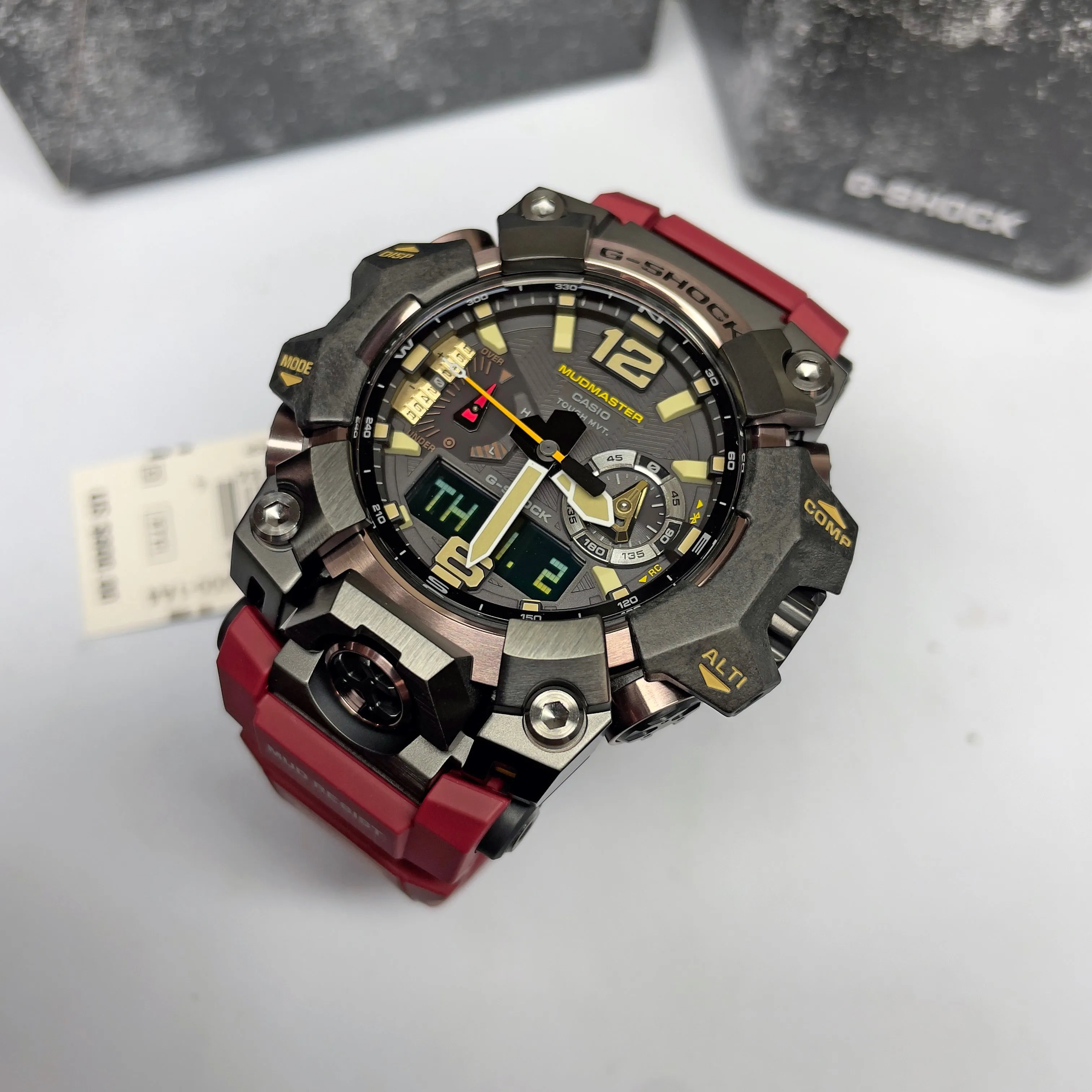 CASIO G-Shock GWGB1000-1A4 Red Mudmaster Bluetooth Triple Limited Watch