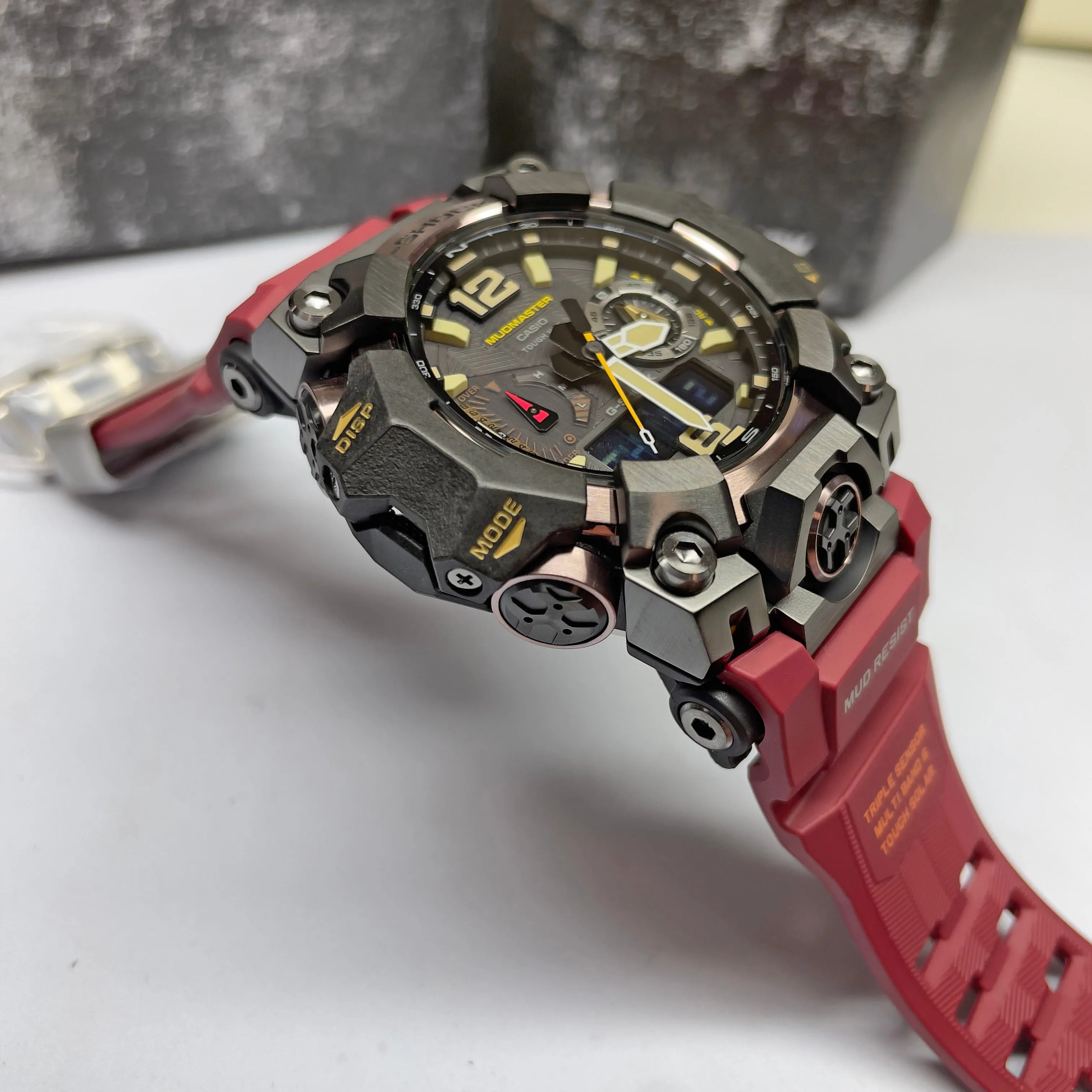 CASIO G-Shock GWGB1000-1A4 Red Mudmaster Bluetooth Triple Limited Watch