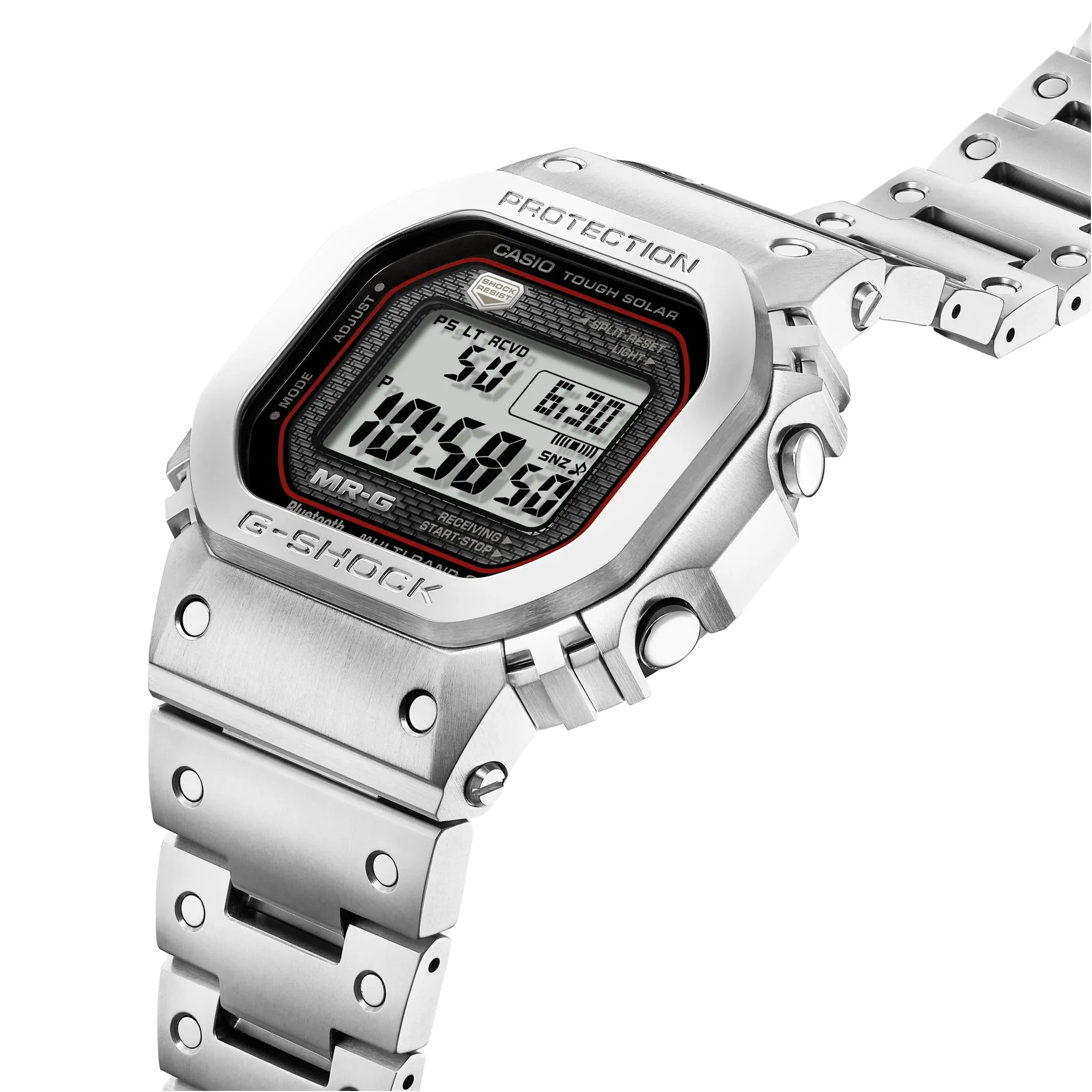 Casio G-SHOCK MRG Kiwami Silver Titanium Square MRGB5000D-1 Watch