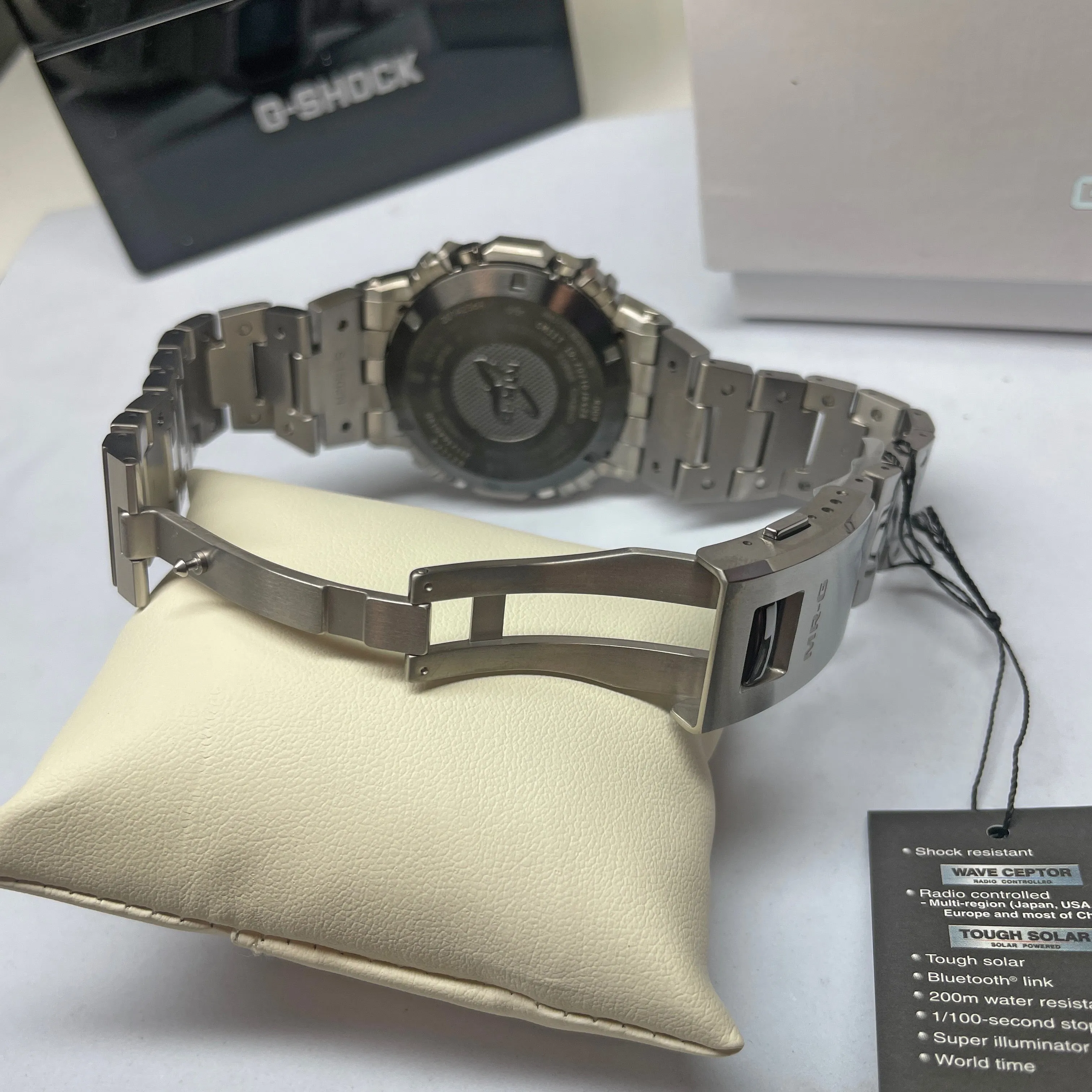 Casio G-SHOCK MRG Kiwami Silver Titanium Square MRGB5000D-1 Watch