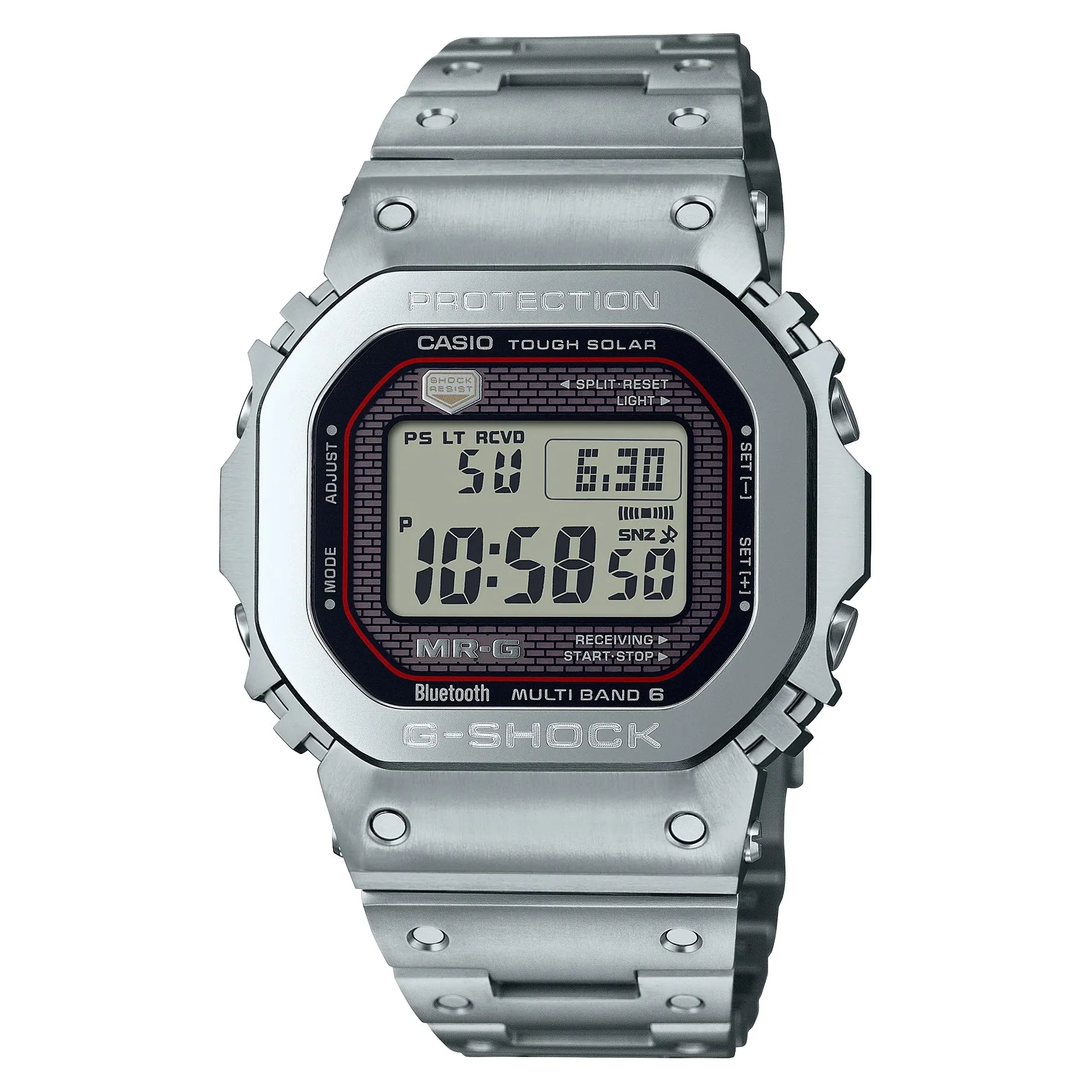 Casio G-SHOCK MRG Kiwami Silver Titanium Square MRGB5000D-1 Watch