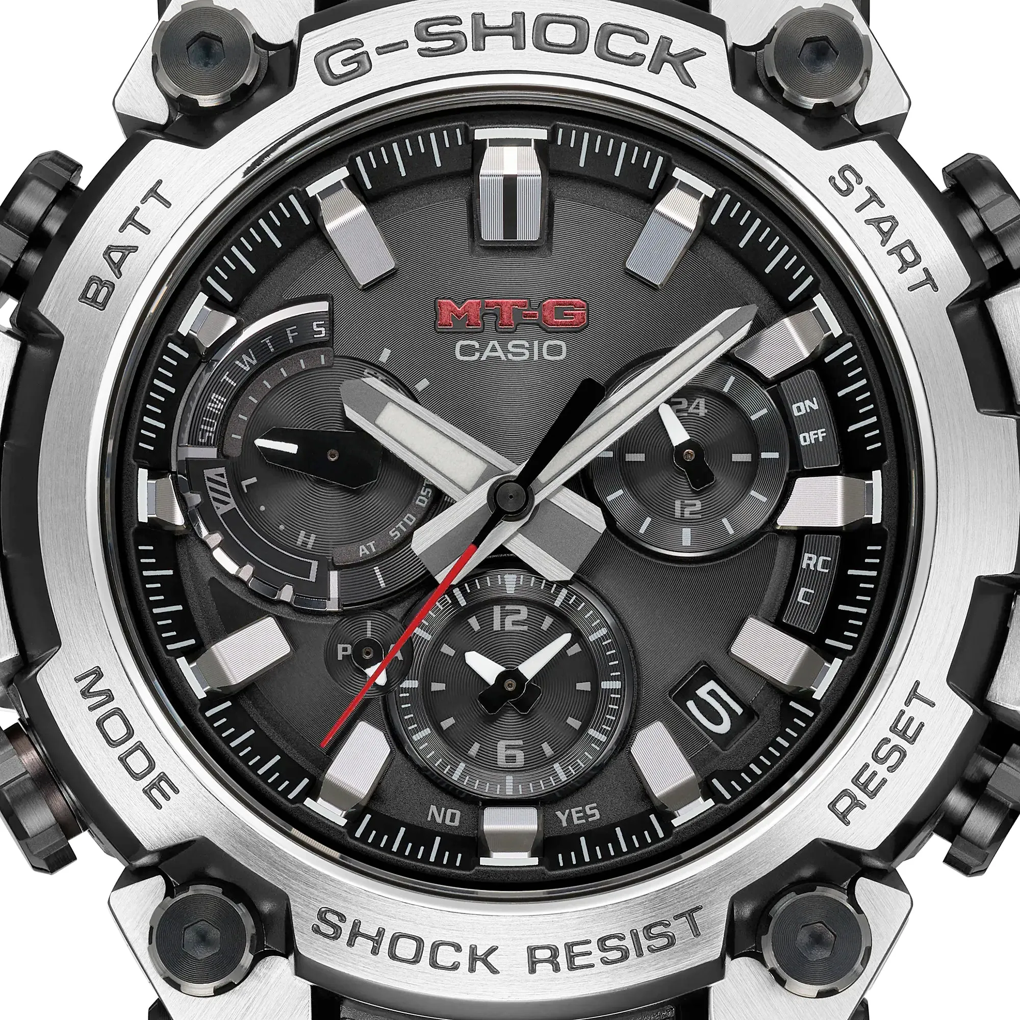 Casio G-Shock MTG MTGB3000D-1A Light and Shadow Steel Bluetooth Watch