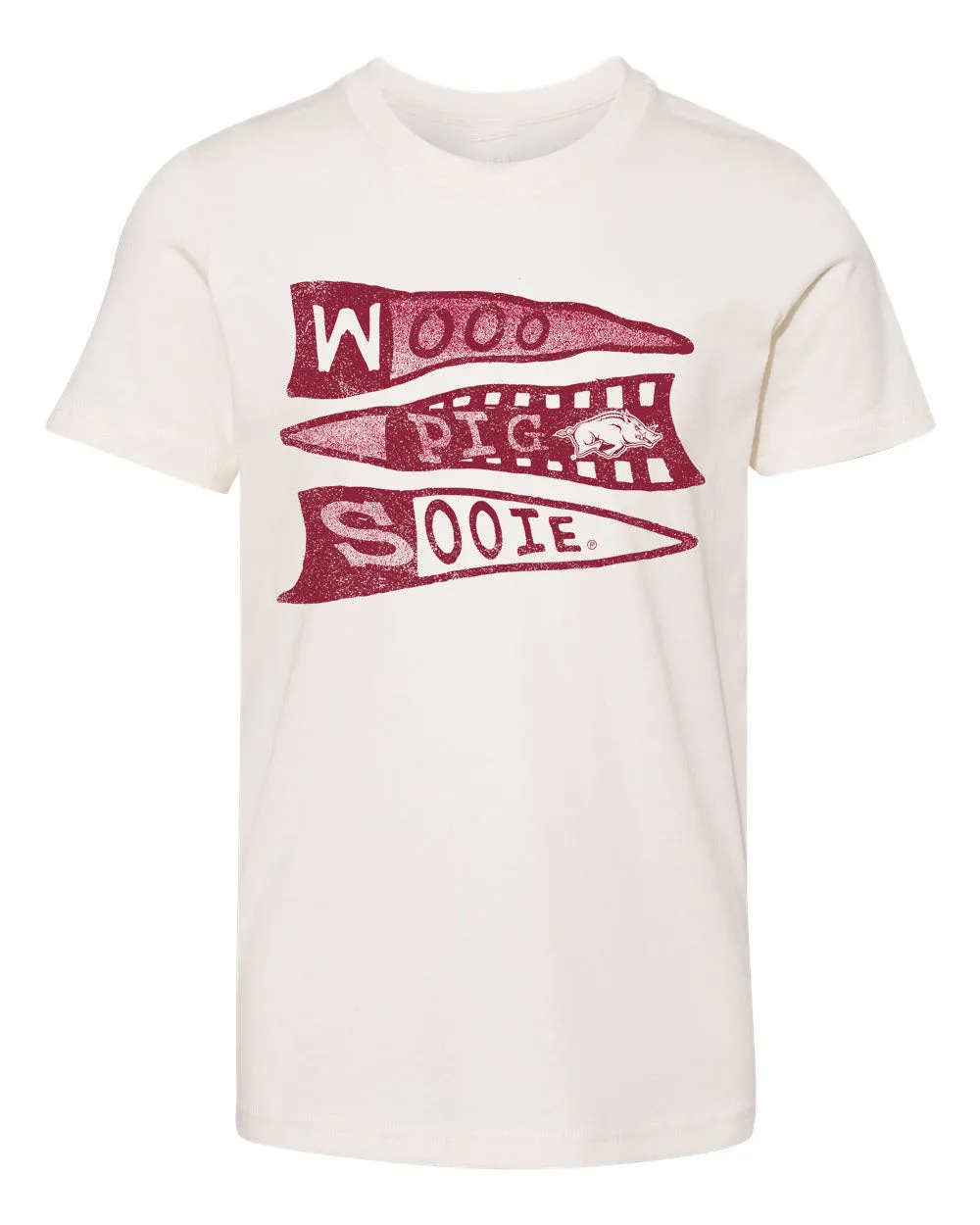 Children's Arkansas Razorbacks Pennant Oatmeal Tee