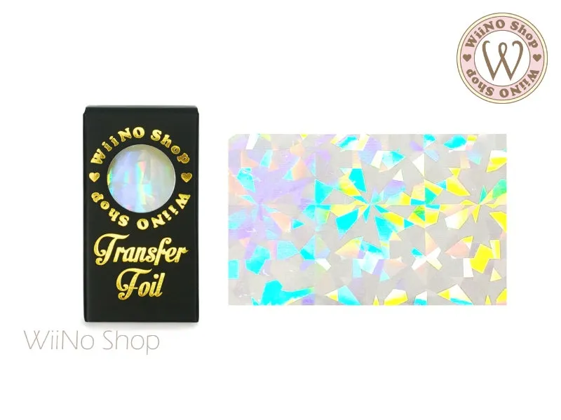 Clear Holographic Crystal Nail Transfer Foil (CH-04)