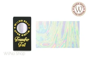 Clear Holographic Pattern Nail Transfer Foil (CH-06)