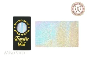 Clear Holographic Sand Nail Transfer Foil (CH-03)