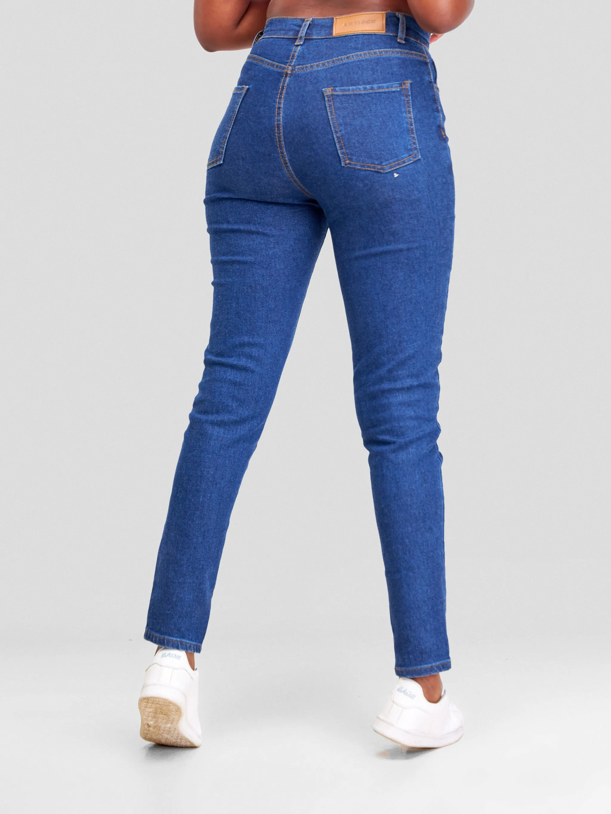 Denim Haven High Rise Skinny Jeans- Dark Blue