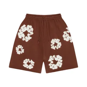 Denim Tears Cotton Wreath Brown Shorts