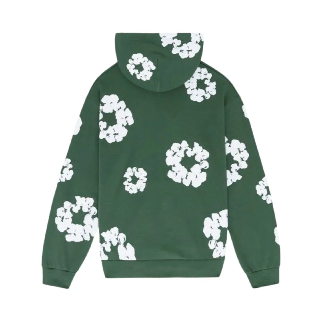 Denim Tears Cotton Wreath Green Hoodie