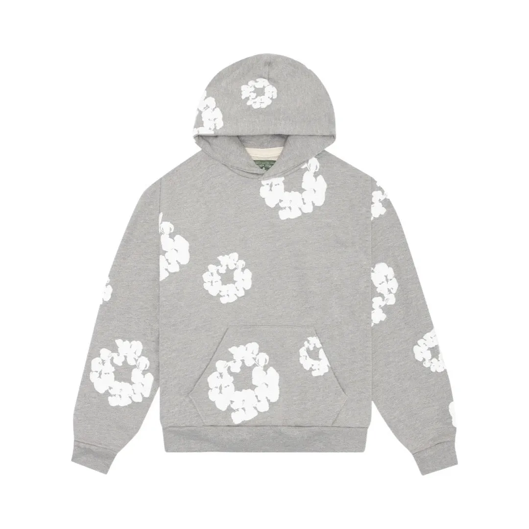 Denim Tears Cotton Wreath Grey Hoodie