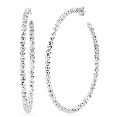 Diamond Cut Hoops